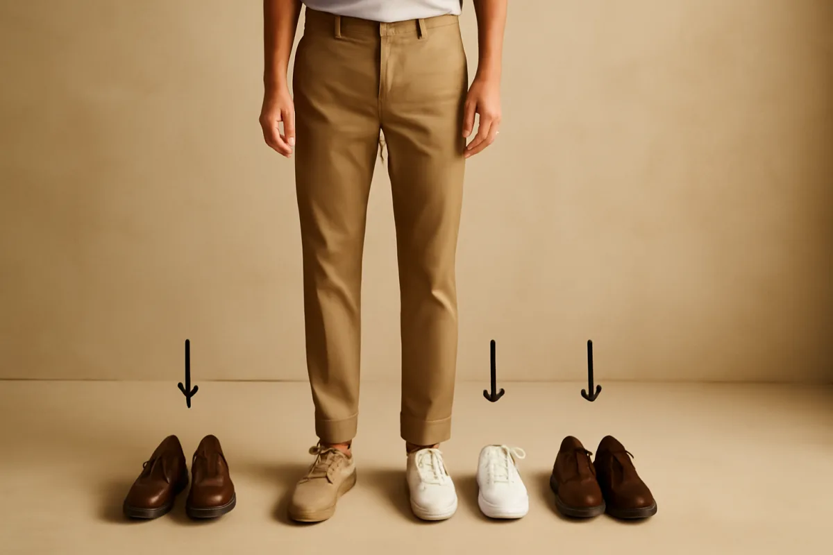 Che scarpe mettere con i pantaloni chino? I consigli per non sbagliare mai abbinamento