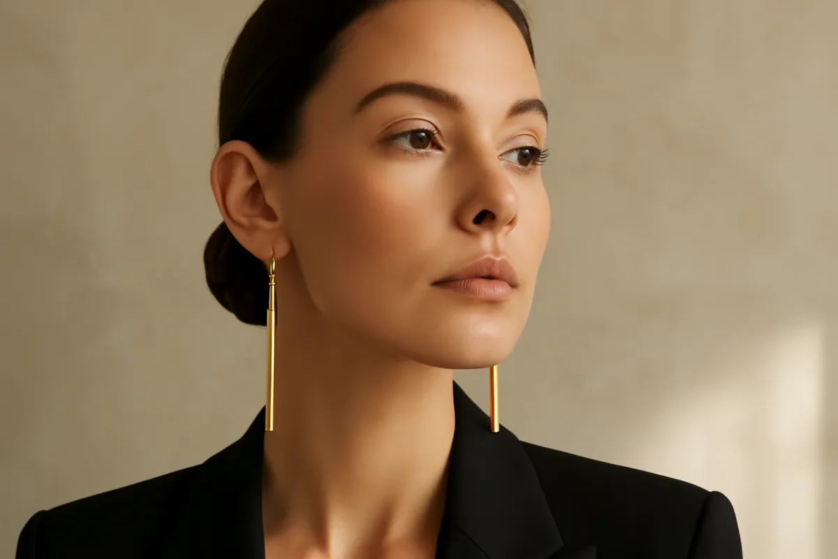 Orecchini pendenti: la forma che esalta viso e collo svelata dai professionisti della moda