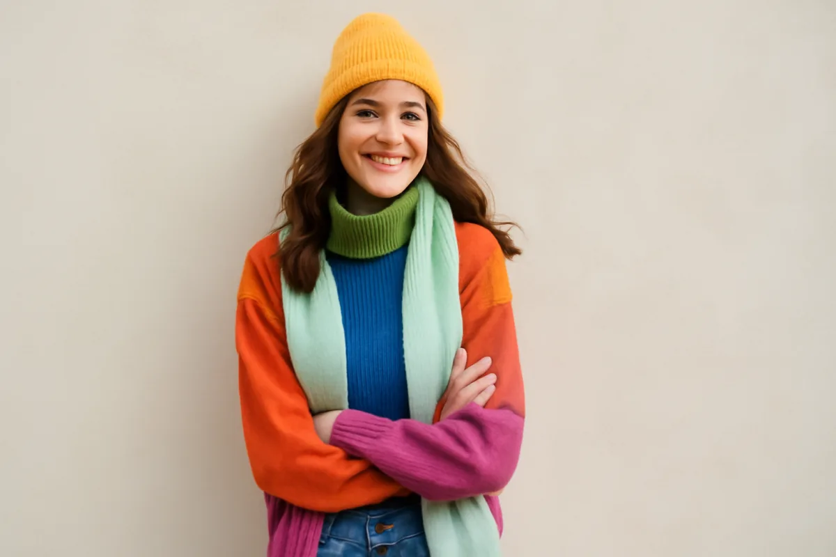 Pullover colorati invernali donna: abbinamenti freschi che combattono la monotonia