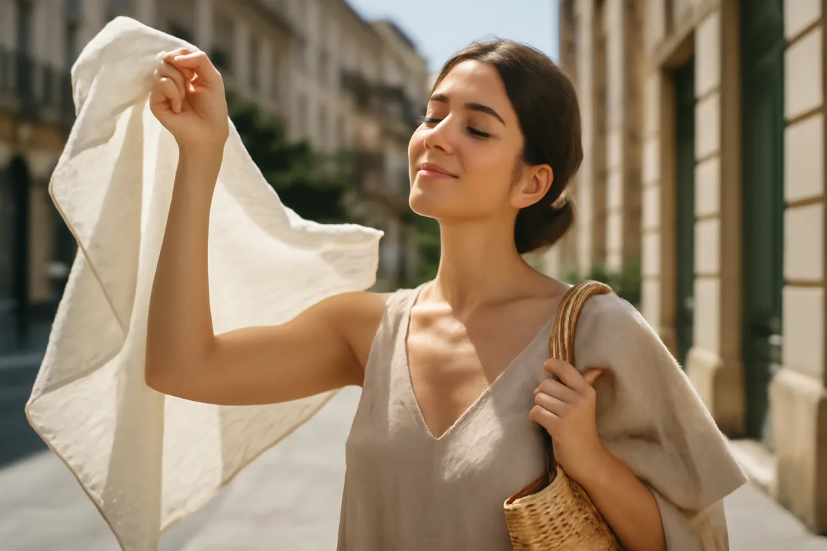 Quali tessuti privilegiare per restare fresche in città? Le soluzioni pratiche che fanno respirare la pelle