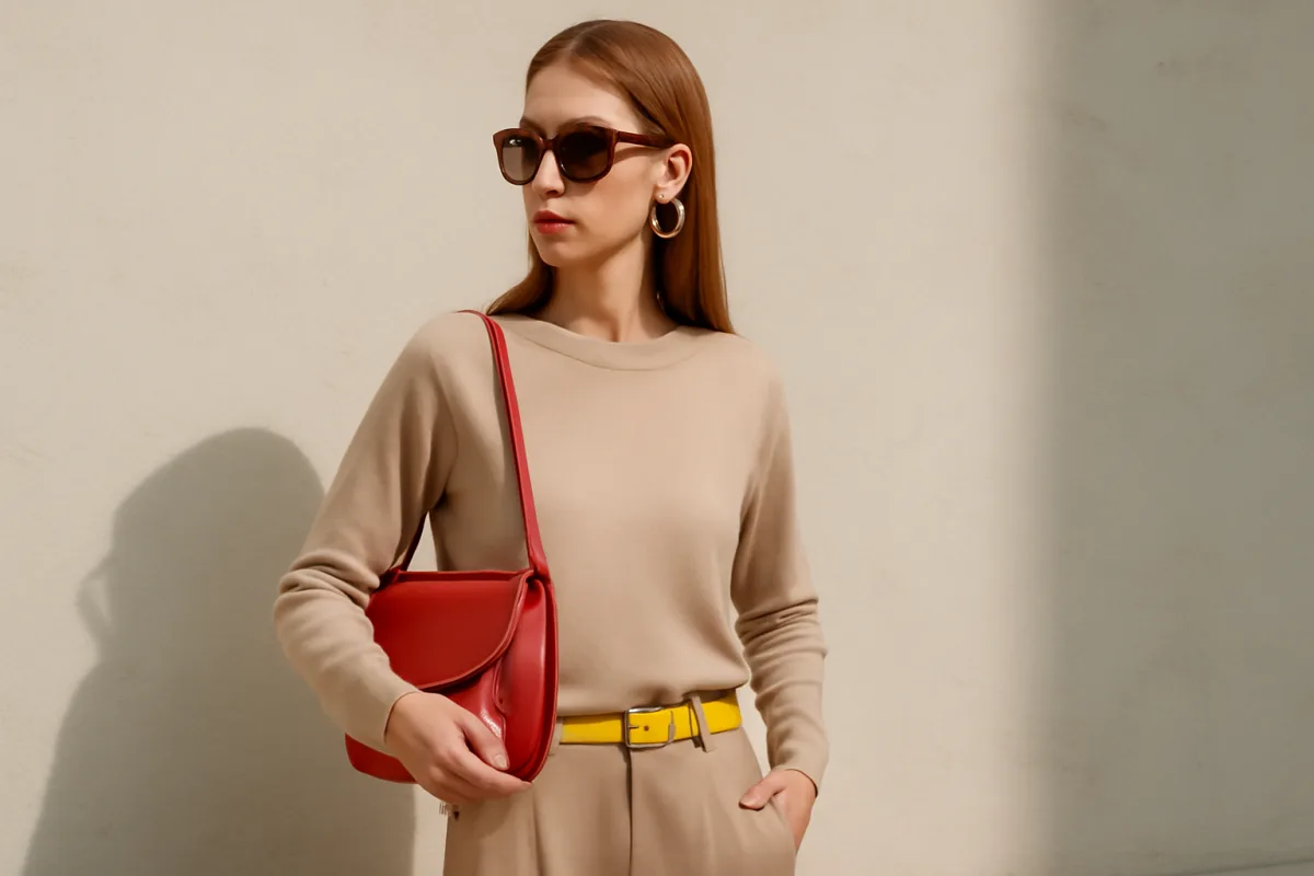 Cosa indossare per ravvivare un look monocromatico? Gli accessori strategici da cui iniziare subito