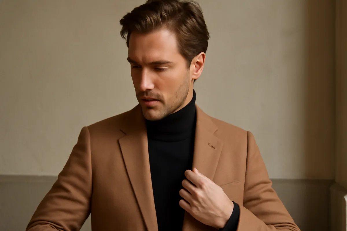 Come portare il dolcevita sotto la giacca? Svelato il trucco per uno stile impeccabile