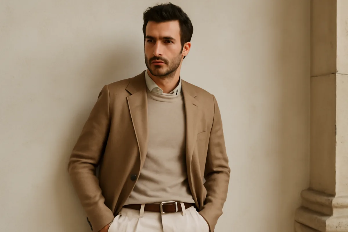 Abbinare colori neutri in un outfit uomo: svela il mix inedito che rende subito sofisticati