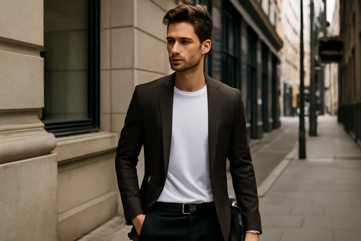 T-shirt basic uomo: come renderla protagonista di un outfit urbano raffinato